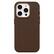 Angle. OtterBox - Symmetry Cactus Leather MagSafe Case for Apple iPhone 15 Pro - Rich Adobe.