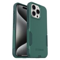 OtterBox - Commuter MagSafe Case for Apple iPhone 15 Pro Max - Get Your Greens - Front_Zoom