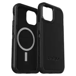 OtterBox - Defender Series Pro XT Hard Shell for MagSafe for Apple iPhone 15, Apple iPhone 14, and Apple iPhone 13 - Black