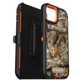 OtterBox - Defender Series Pro Hard Shell for Apple iPhone 15 Plus and Apple iPhone 14 Plus - Realtree Blaze Edge (Camo Graphic)