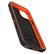 The image features an orange and black cell phone case, which is designed to protect the phone from drops. The case is made of hard plastic and has a rubberized grip to ensure a secure hold. The case is specifically designed for the iPhone 6 and 6s, and it is available in a variety of colors, including orange and black. The case is also equipped with a built-in screen protector to further protect the phone's screen from scratches and damage.