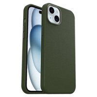 OtterBox - Symmetry Cactus Leather MagSafe Case for Apple iPhone 15 Plus - Cactus Grove - Front_Zoom