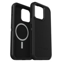 OtterBox - Defender Pro XT MagSafe Case for Apple iPhone 15 Pro Max - Black - Front_Zoom