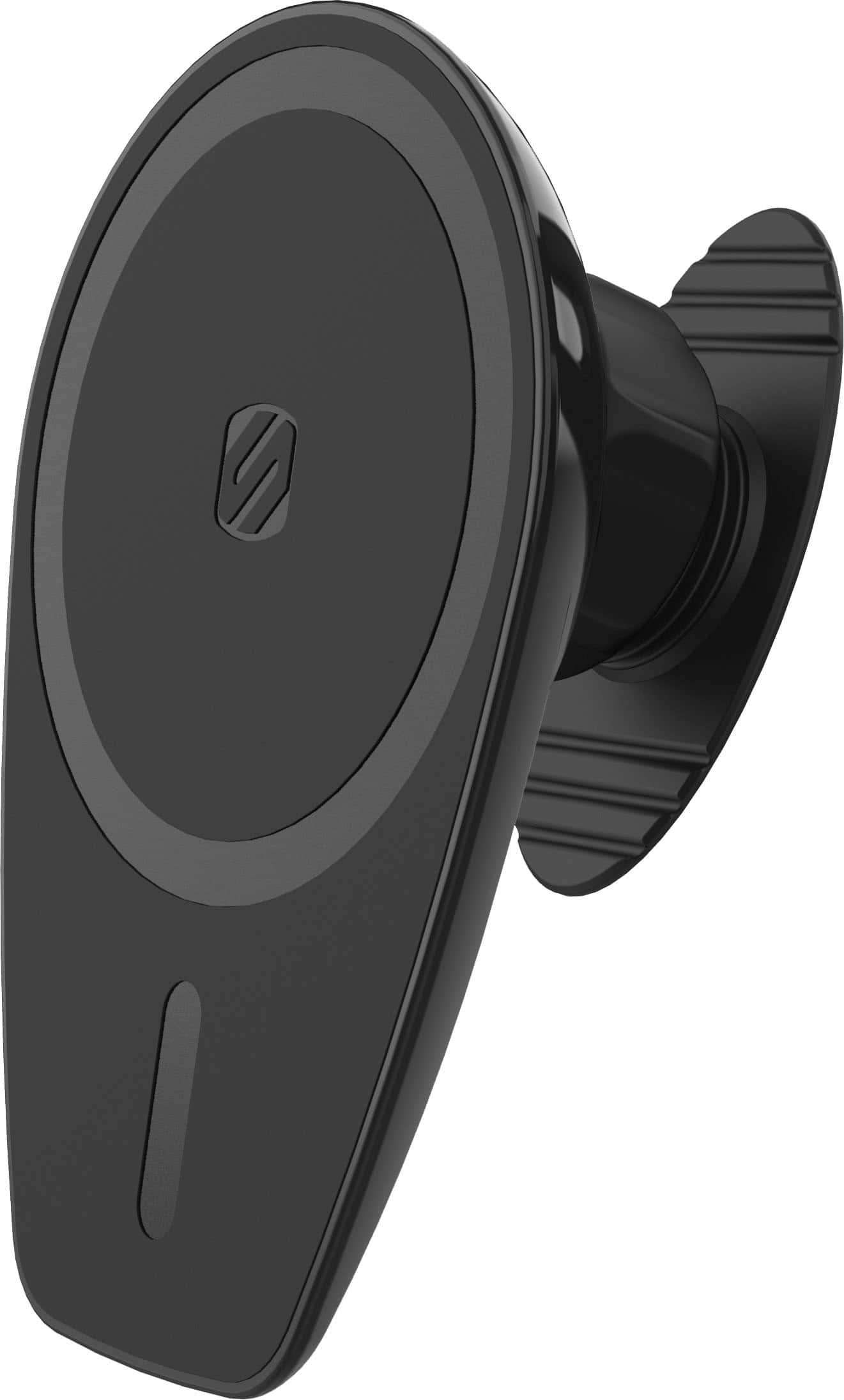 Front. Scosche - MagicMount Pro MS Magsafe Ring Patch - Black.
