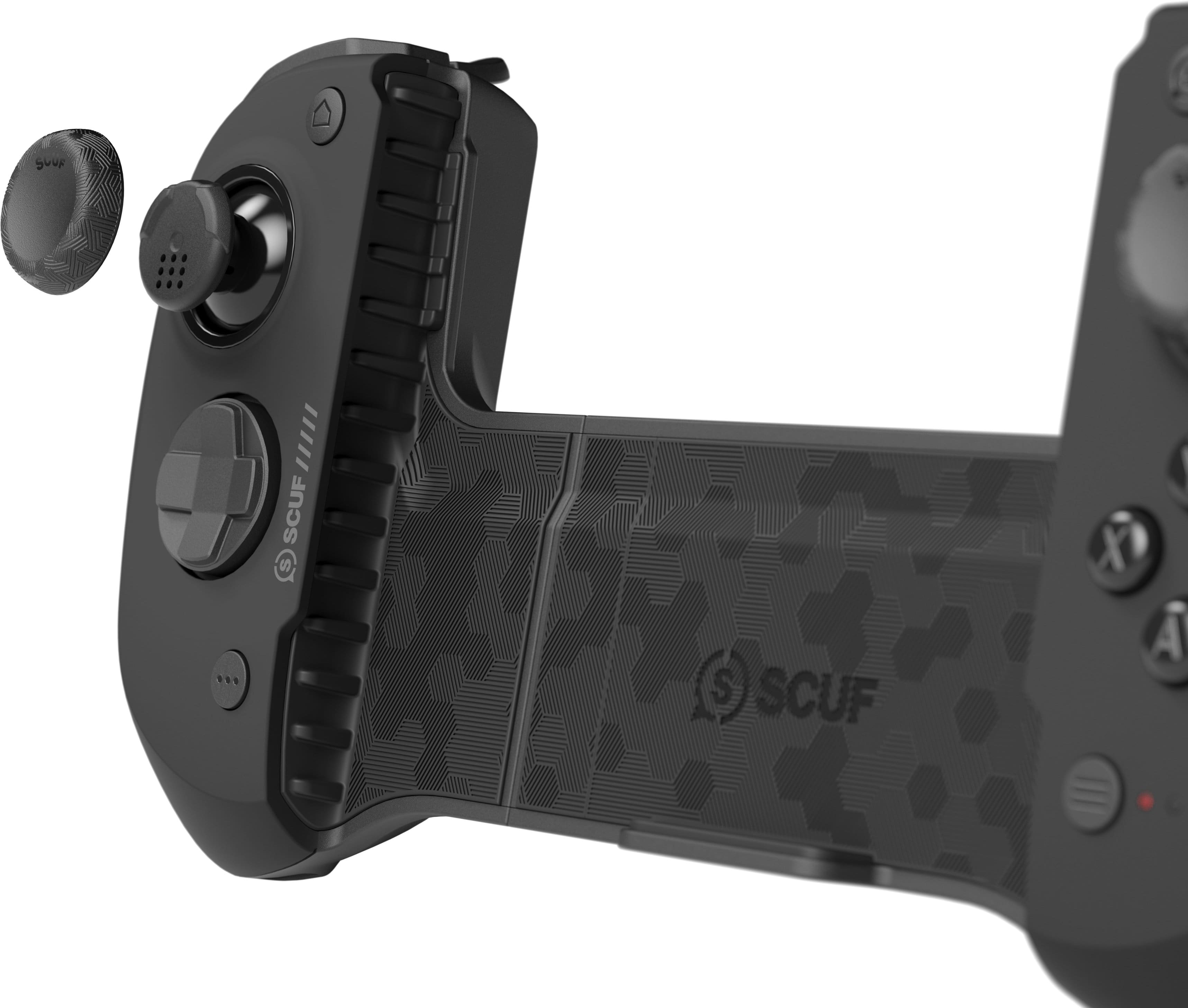 The text on the image reads "SCUF."