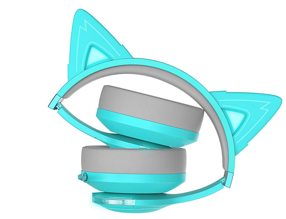 Alt View 9. Edifier - G5BT CAT Wireless Gaming Headset w/ Magnetic Cat Ears, 36 Hour Battery Life for Xbox, Playstation, Nintendo, Mobile & PC - Turquoise.