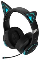 Edifier - G5BT CAT Wireless Gaming Headset w/ Magnetic Cat Ears, 36 Hour Battery Life for Xbox, Playstation, Nintendo, Mobile & PC - Black - Front_Zoom