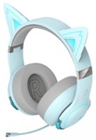 Edifier - G5BT CAT Wireless Gaming Headset w/ Magnetic Cat Ears, 36 Hour Battery Life for Xbox, Playstation, Nintendo, Mobile & PC - Sky Blue - Front_Zoom