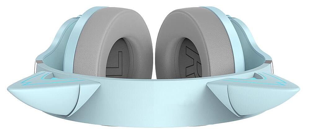 Alt View 11. Edifier - G5BT CAT Wireless Gaming Headset w/ Magnetic Cat Ears, 36 Hour Battery Life for Xbox, Playstation, Nintendo, Mobile & PC - Sky Blue.