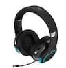 Front. Edifier - G5BT Wireless Gaming Headset with 40 Hour Battery Life, RGB lighting for Xbox X|S, Playstation, Nintendo, Mobile & PC - Black.