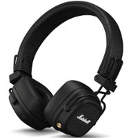 Marshall - Major V Wireless Bluetooth On-ear Headphone - Black - Front_Zoom