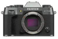 The image features a FUJIFILM X-T50 camera with a large lens. The camera is in focus, and the lens is positioned in front of the camera. The image is categorized as a digital camera, and the FUJIFILM X-T50 camera is a popular choice for photographers due to its advanced features and high-quality image output.