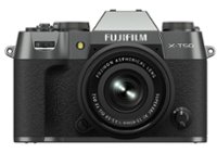 Fujifilm - X-T50 Mirrorless Camera with XC15-45mmF3.5-5.6 OIS PZ Lens - Charcoal Silver - Front_Zoom