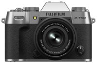 Fujifilm - X-T50 Mirrorless Camera with XC15-45mmF3.5-5.6 OIS PZ Lens - Silver - Front_Zoom