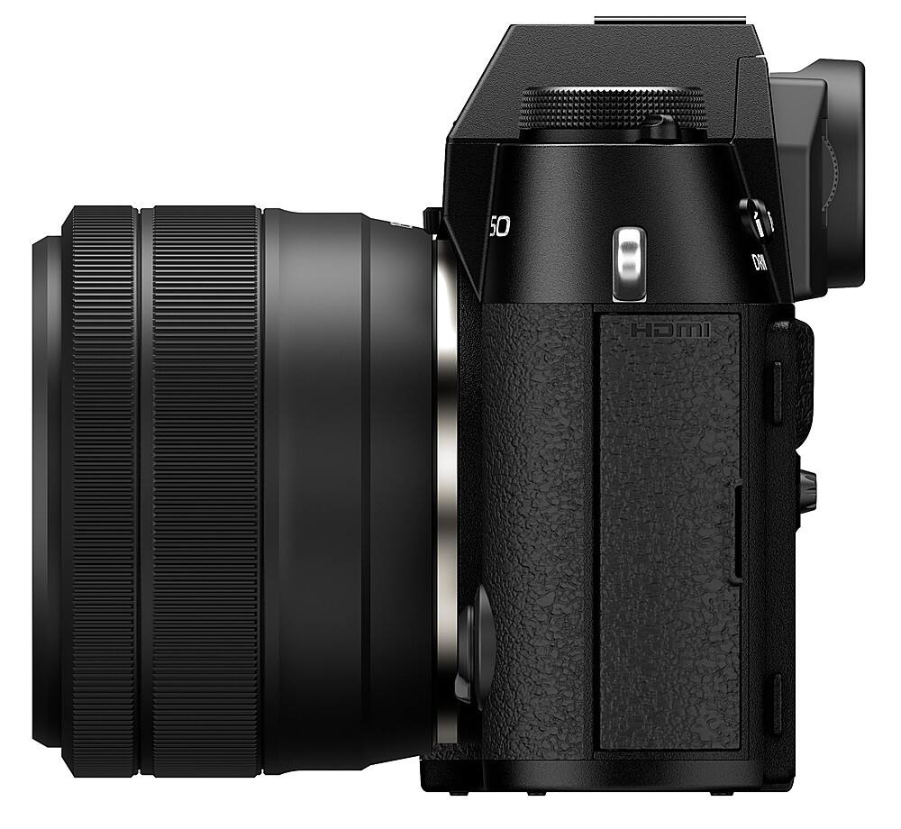 Back. Fujifilm - X-T50 Mirrorless Camera with XC15-45mmF3.5-5.6 OIS PZ Lens - Black.