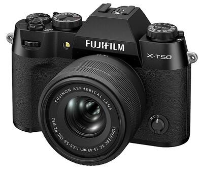 Fujifilm X T50 Mirrorless Camera with XC15 45mmF3.5 5.6 OIS