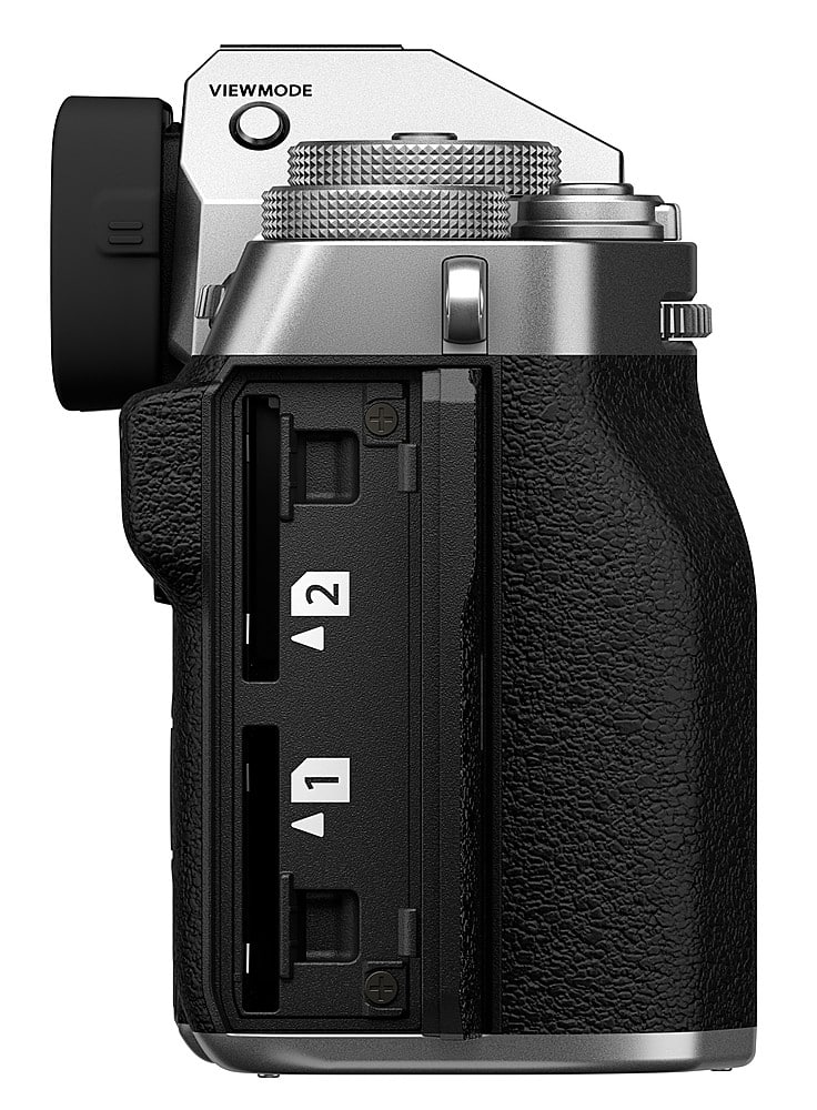 Alt View 2. Fujifilm - X-T5 Mirrorless Camera with XF16-50mmF2.8-4.8 R LM WR Lens - Silver.