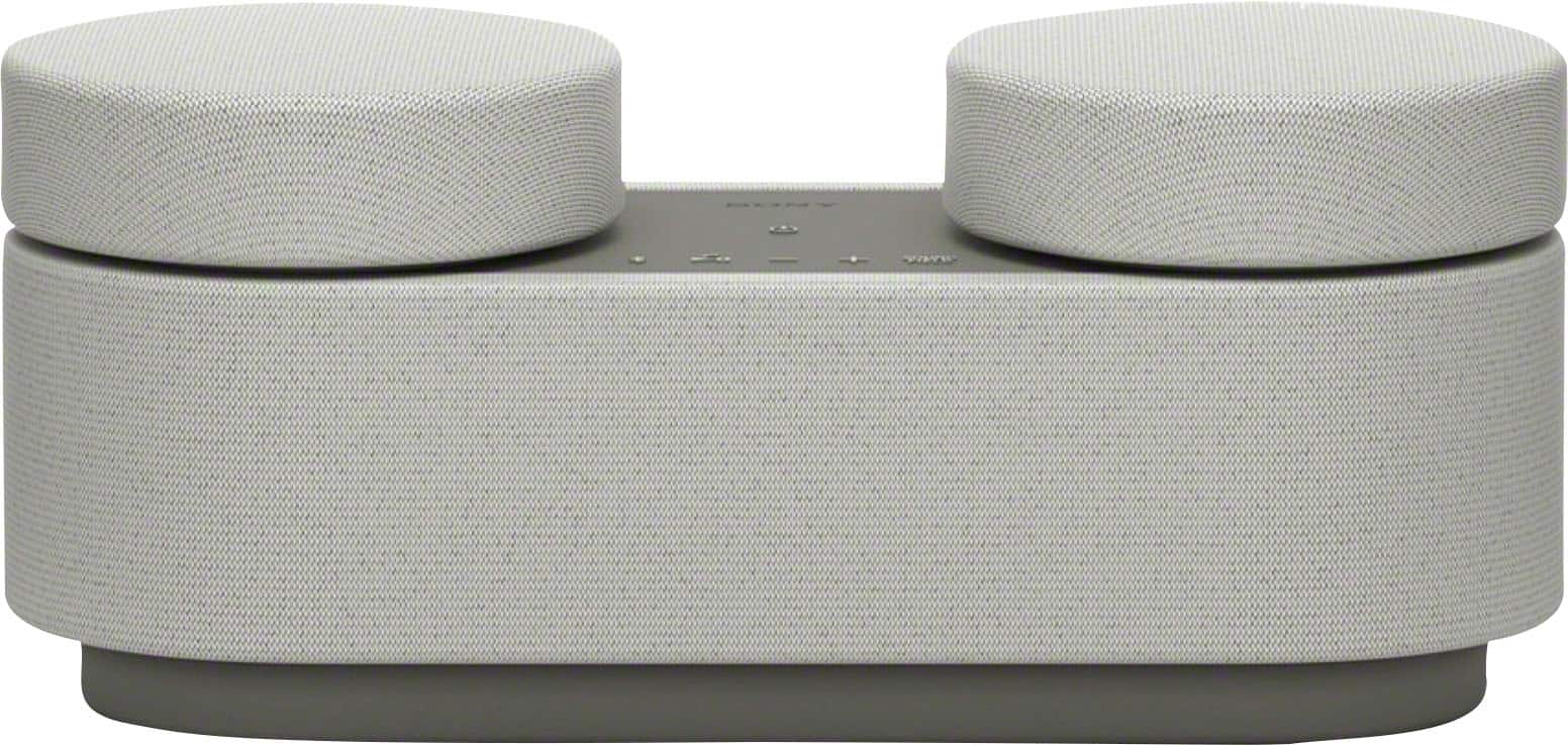 Sony - Portable Theater System with 360 Spatial Sound - Silver - Front_Zoom
