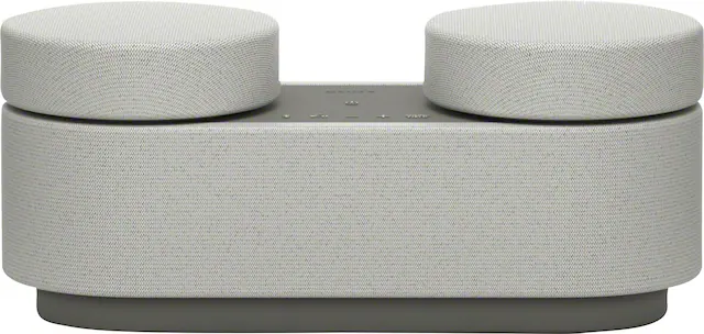 Front. Sony - Portable Theater System with 360 Spatial Sound - Silver.