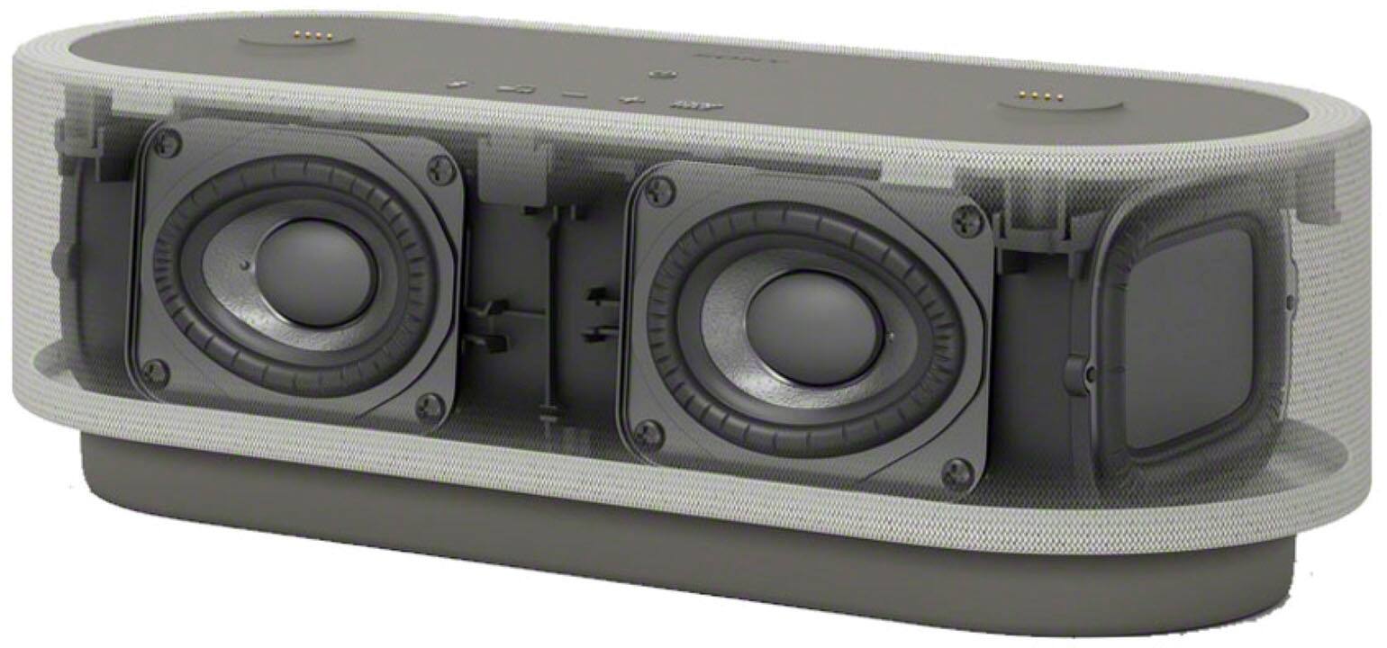 Alt View 13. Sony - Portable Theater System with 360 Spatial Sound - Silver.