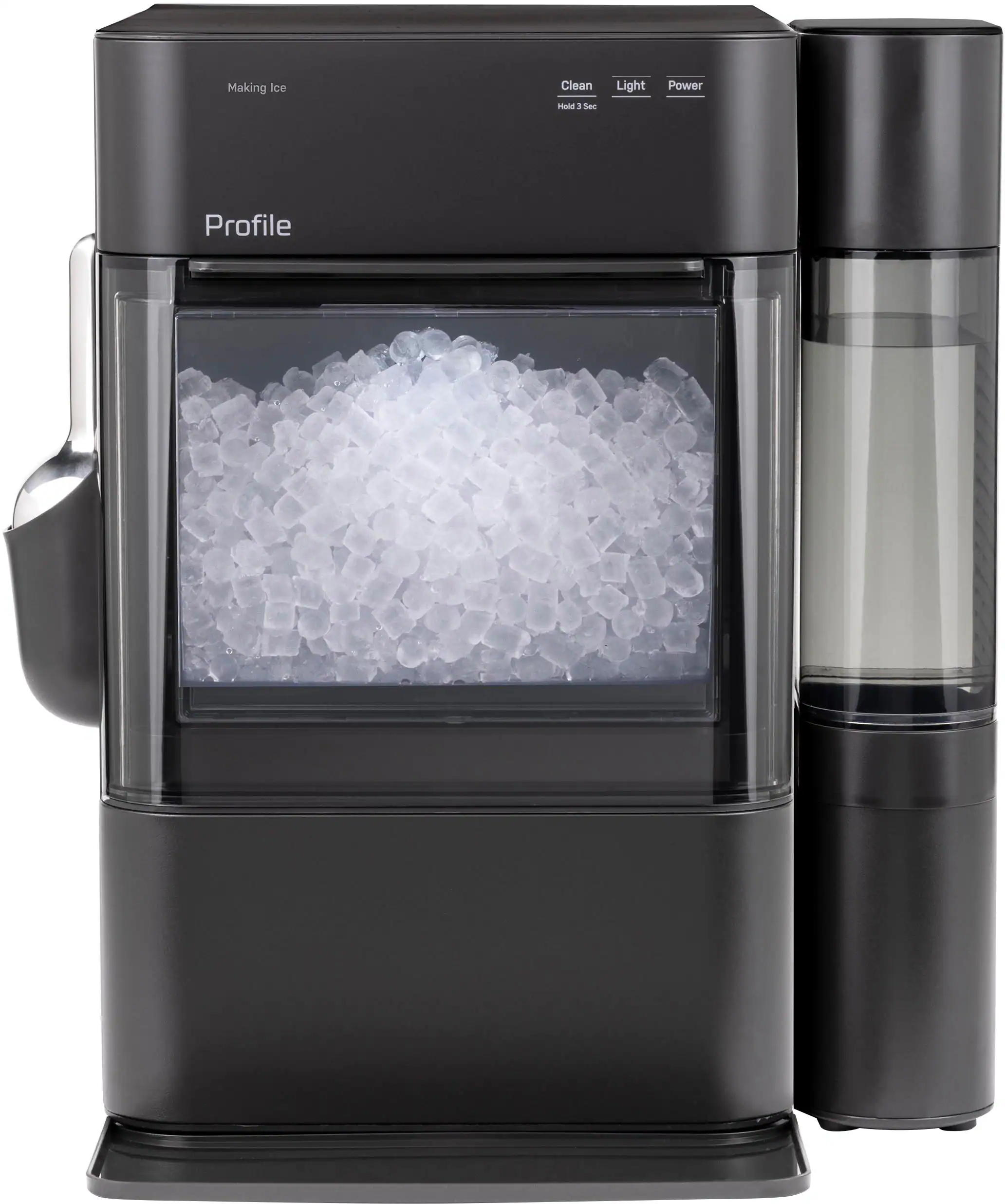 GE Profile - Opal 2.0 Ultra Nugget Ice Maker with Side Tank and Scale Inhibiting Filter - Carbon Black