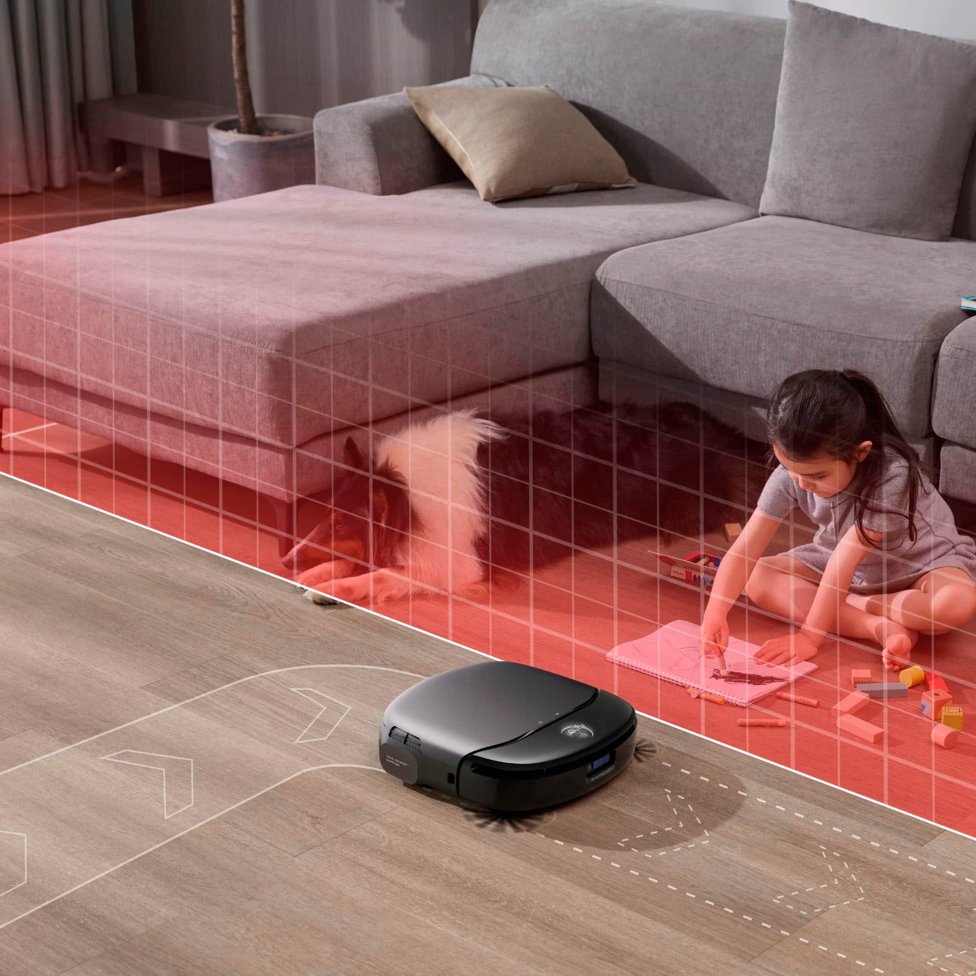 Alt View 26. eufy - S1 Pro Omni Wi-Fi Connected Robot Vacuum & Mop with Self Washing and Self Drying Auto Empty Station - Black.