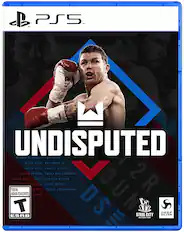 Undisputed PS5 game cover featuring a boxer.