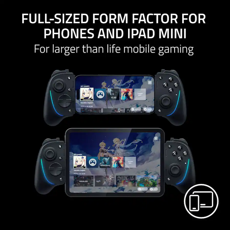 Android Gaming Controller Razen Razer Kishi Ultra Wireless Gaming Controller for Android, iPhone, and ...