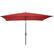 Front. Pure Garden - 10-Ft Rectangular Patio Umbrella - Red.