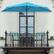 Alt View 11. Pure Garden - 9-Ft Half Umbrella - Brilliant Blue.