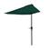 Front. Pure Garden - 9-Ft Half Umbrella - Hunter Green.