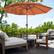 Alt View 14. Pure Garden - 10-Ft Outdoor Umbrella - Terracotta.