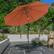 Alt View 15. Pure Garden - 10-Ft Outdoor Umbrella - Terracotta.