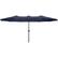 Front. Pure Garden - 15-Ft Double Patio Umbrella - Navy.