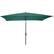 Front. Pure Garden - 10-Ft Rectangular Patio Umbrella - Green.