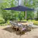 Alt View 14. Pure Garden - Pure Garden 10-Ft Rectangular Patio Umbrella - Navy.