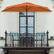 Alt View 11. Pure Garden - 9-Ft Half Umbrella - Terracotta.