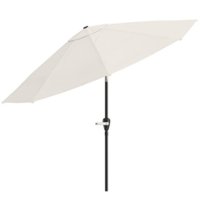 Pure Garden 10-Ft Outdoor Patio Umbrella, Tan - Tan - Front_Zoom