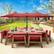 Alt View 15. Pure Garden - 15-Ft Double Patio Umbrella - Red.
