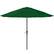Front. Pure Garden - 9-Ft Outdoor Umbrella - Hunter Green.