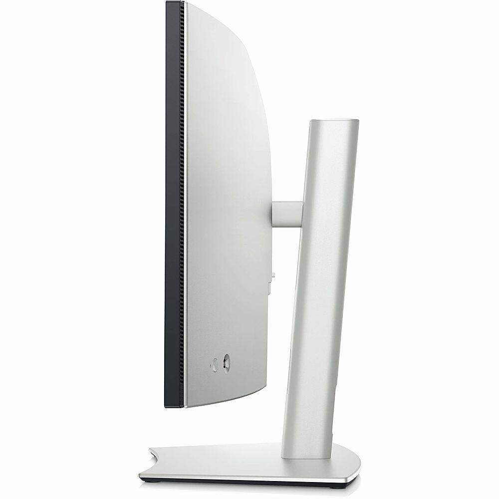 Left. Dell - 34.1" IPS LED Curved 120Hz Monitor (USB, HDMI) - Black, Silver, Multicolor.