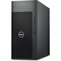 Dell - Precision 3000 Tower Workstation - Intel Core i7 - 14700 - AMD Radeon Pro W6400 4 GB - 16GB Memory - 512GB SSD - Black - Front_Zoom