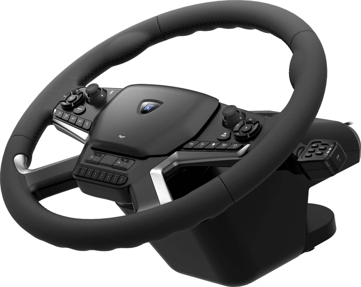 Hori Truck Control System For Windows 11/10 With Force Feedback Steering Wheel, Shifter Control