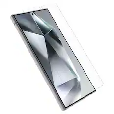 Angle. OtterBox - PolyArmor Screen Protector for Samsung Galaxy S24 Ultra - Clear.