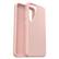 The image features a pink case for an iPhone, which is made by the company Otter. The case is designed to protect the phone and has a sleek, modern appearance. The case is shown in two different orientations, with one side facing upwards and the other side facing downwards. The case is a popular choice for iPhone users who want to keep their device safe and stylish.