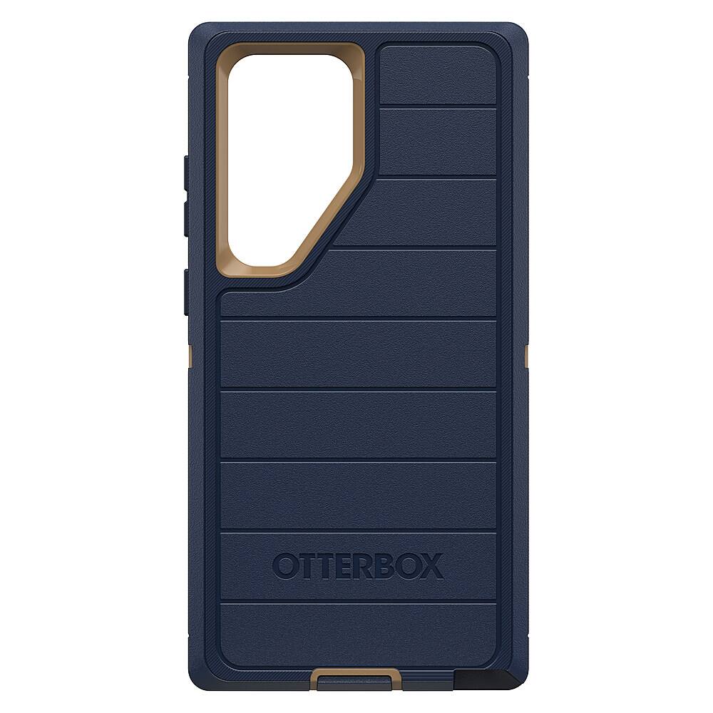 Angle. OtterBox - Defender Pro Case for Samsung Galaxy S23 Ultra - Blue Suede Shoes.