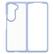 Angle. OtterBox - Thin Flex Series Ultra-Slim Antimicrobial Case for Samsung Galaxy Z Fold5 - Dream Come Blue (Blue/Clear).