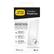 The image features a white OtterBox PolyArmor case for a Samsung Galaxy S24. The case is designed to provide greater-than-glass protection for the phone, absorbing shock and preventing shattering. The case also offers lasting scratch protection and a transparent design for a true touch response. The packaging includes an easy install kit for a seamless installation experience.