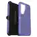 The image features a purple Otterbox case for a cell phone. The case is designed to protect the phone from drops and other potential damage. The case is made of durable materials, ensuring that the phone remains safe and secure inside. The Otterbox case is a popular choice for those who want to keep their phone protected and in good condition.