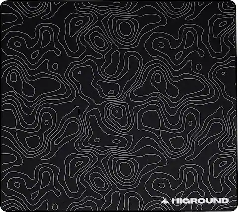 Front. Higround - Gaming Mouse Pad Large - Black Ice.